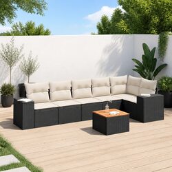 Your Outdoor Oasis: 7 Piece Sofa Set with Storage