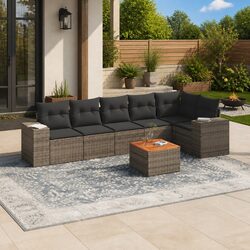 Enjoy Your Outdoor Time with This 7 Piece Sofa Set