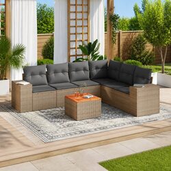 Friendly 7-Piece Outdoor Sofa Set with Storage Bags