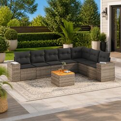 Create a Cozy Patio Space with 8 Piece Sofa Set