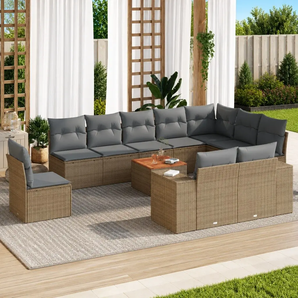 11 Piece Garden Sofa Set
