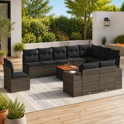 Your Perfect 11 Piece Garden Sofa Set in Grey