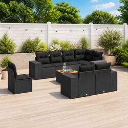 Your Ideal 9 Piece Garden Sofa Set Awaits