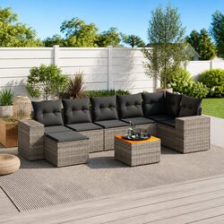 Your Perfect Outdoor Companion: 8-Piece Sofa Set