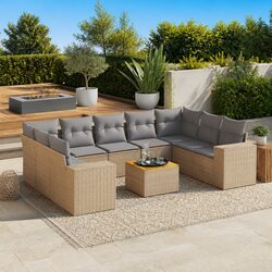 Friendly 10-Piece Outdoor Sofa Set - Perfect for You!