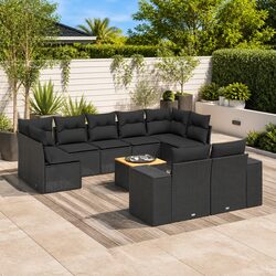 10 Piece Garden Sofa Set for Any Space