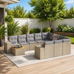 Your New 11 Piece Garden Sofa Set Awaits