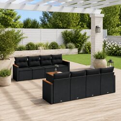 Comfortable 9-Piece Rattan Sofa Set for You