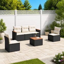 Your Friendly 6-Piece Garden Sofa Set for Outdoor Fun