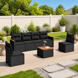 Your Outdoor Relaxation Awaits with 7 Piece Sofa Set