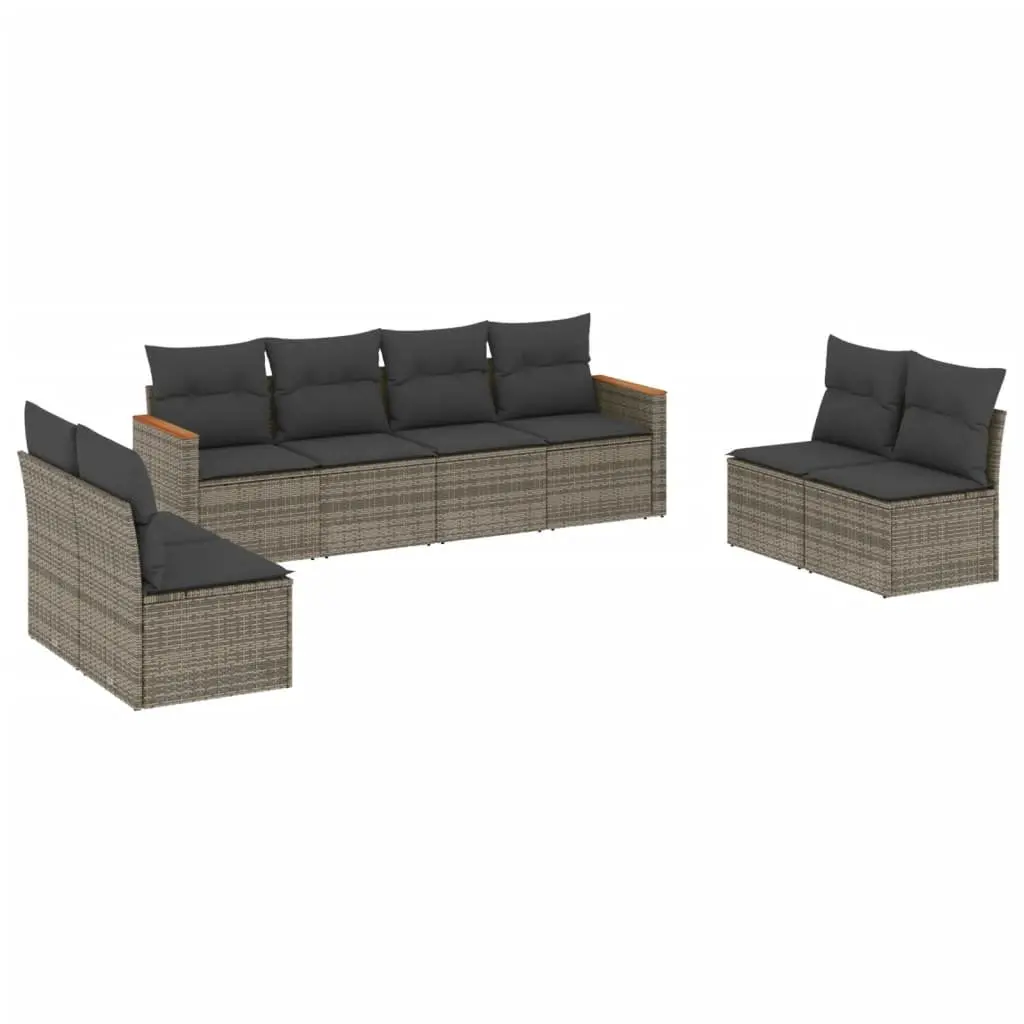 8 Piece Outdoor Garden Sofa Set