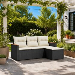 Your Outdoor Comfort Awaits with This 4-Piece Sofa Set