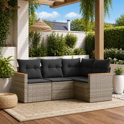 Your 4-Piece Garden Sofa Set Awaits You