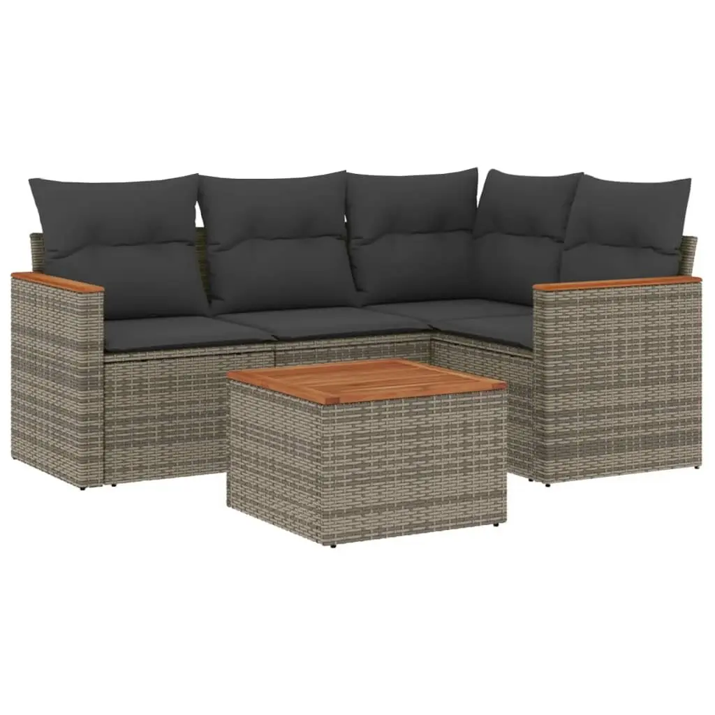 5 Piece Garden Sofa Set