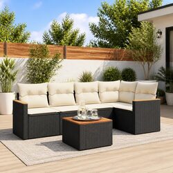 Friendly 6-Piece Modular Garden Sofa Set for You