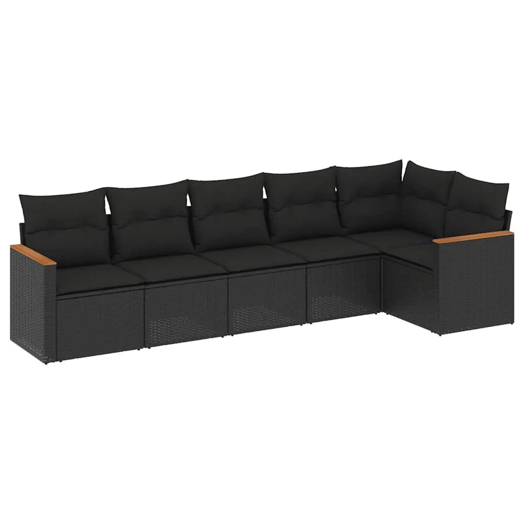 6 Piece Garden Sofa Set