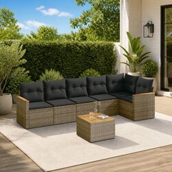 Friendly 7 Piece Outdoor Sofa Set for Relaxation