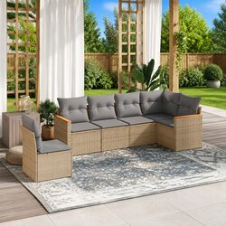 Your Friendly 6-Piece Garden Sofa Set Awaits You