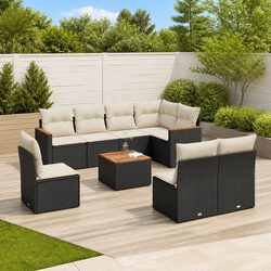 Your New Favorite 9-Piece Outdoor Sofa Set with Cushions