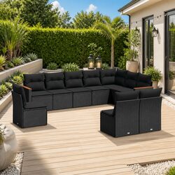 Friendly 10 Piece Outdoor Furniture Sofa Set