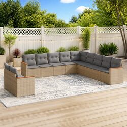 Friendly 11 Piece Garden Sofa Set for Your Patio