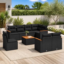Create Your Outdoor Haven with a 9-Piece Sofa Set