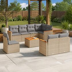 Enjoy the Comfort of a 9 Piece Outdoor Sofa Set