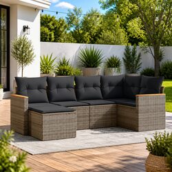 You’ll Love This 6-Piece Garden Sofa Set for Outdoors