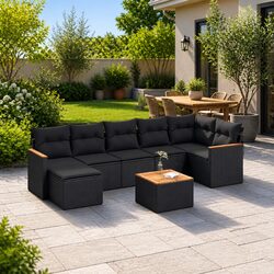 Your Ideal 8-Piece Garden Sofa Set Awaits