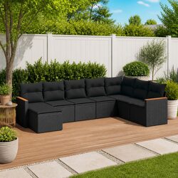 Your Ideal 8-Piece Garden Sofa Set Awaits