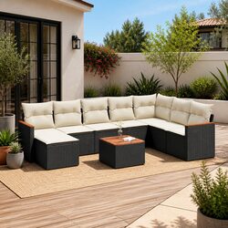 Your New 9 Piece Garden Sofa Set Awaits!