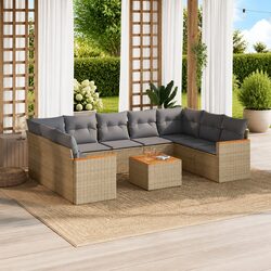 Chic and Functional: 10 Piece Garden Sofa Set