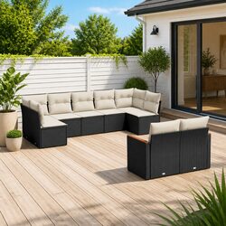 Discover Comfort with a 9 Piece Garden Sofa Set
