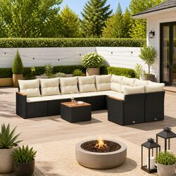 Your Outdoor Companion: Friendly 10 Piece Garden Sofa Set