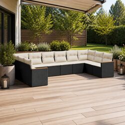 Your Ideal 10-Piece Garden Sofa Set Awaits You