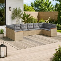 10 Piece Garden Sofa Set