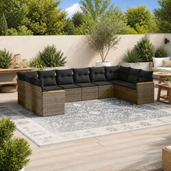 10 Piece Garden Sofa Set for Outdoor Relaxation