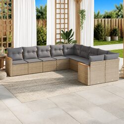 Create a Cozy Space with 10-Piece Garden Sofa Set