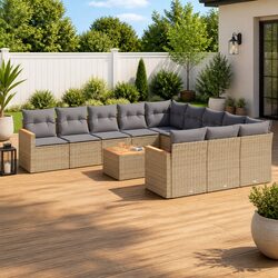 Your Outdoor Oasis Awaits with 12-Piece Sofa Set