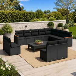 Friendly 12-Piece Outdoor Sofa Set for Your Enjoyment