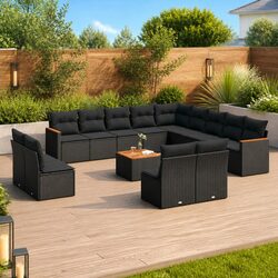 Your Perfect Outdoor Companion: 14 Piece Sofa Set