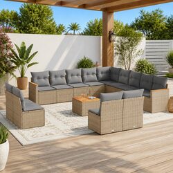 Your New Favorite 14-Piece Garden Sofa Set Awaits