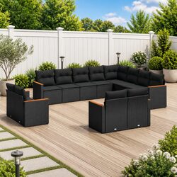Friendly and Functional 12 Piece Garden Sofa Set