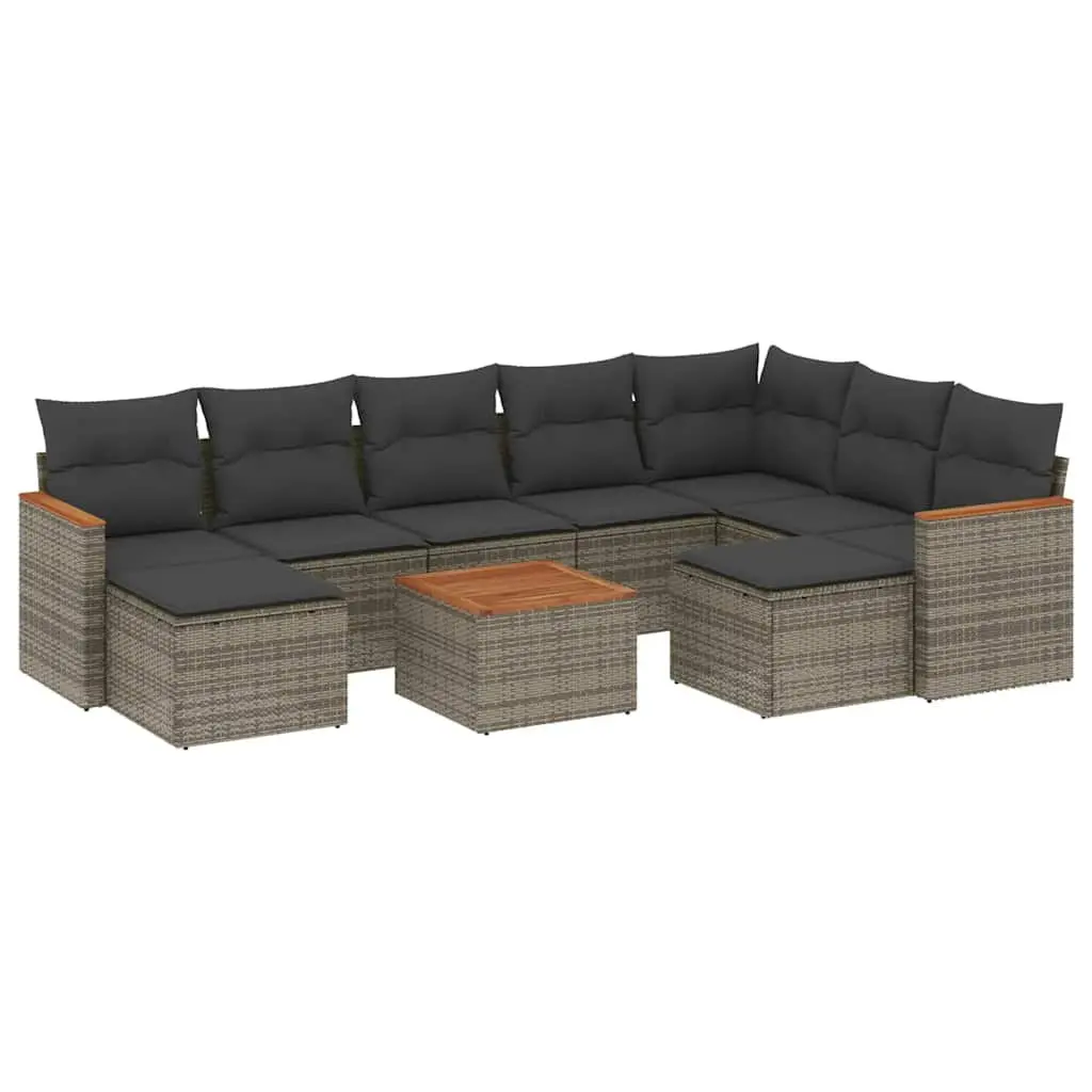 10 Piece Garden Sofa Set