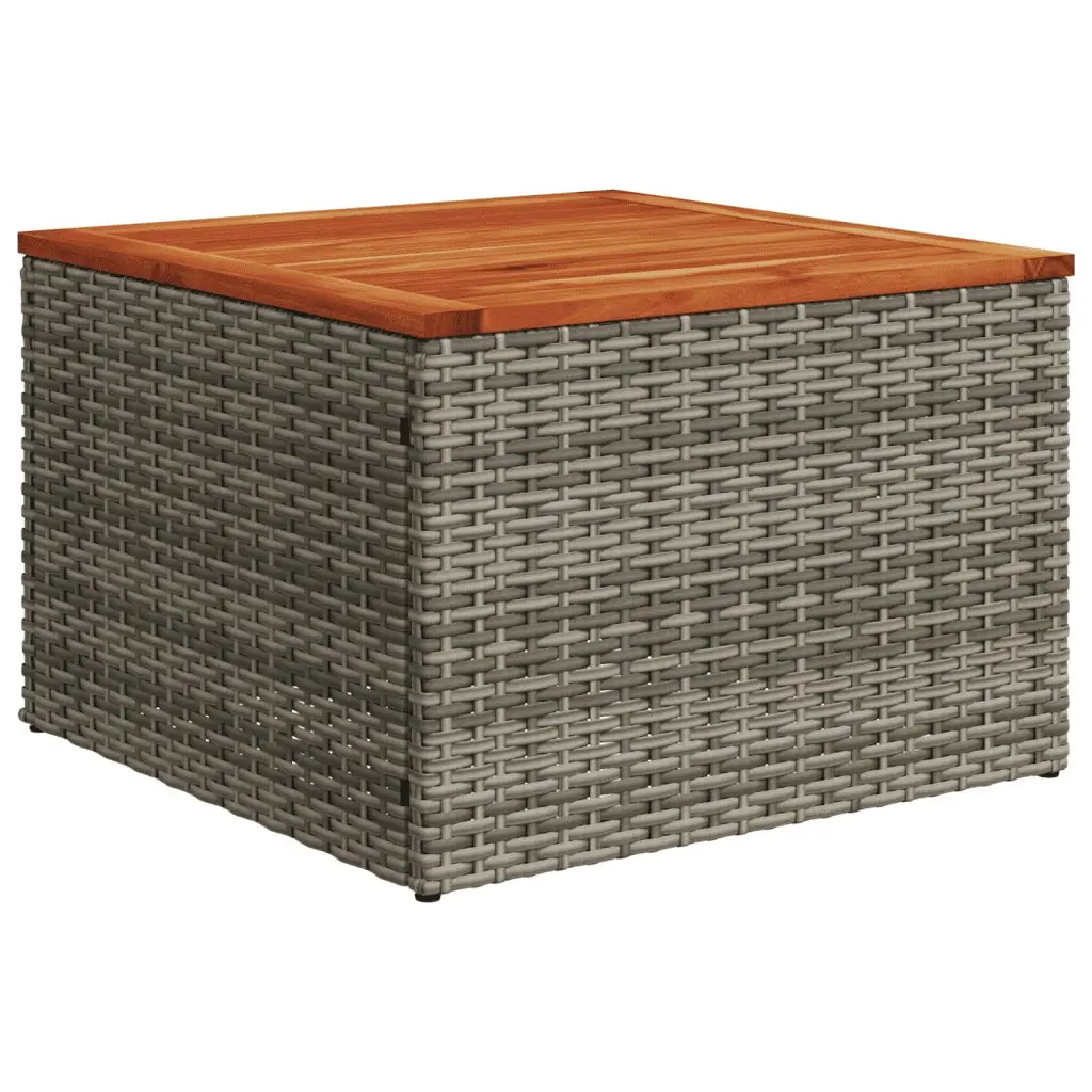 Garden Sofa Set 11 Piece Grey Outdoor Furniture Patio Seating with Cushions