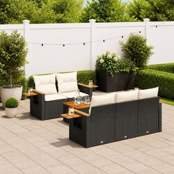 Friendly 6 Piece Modular Garden Sofa Set for Outdoors