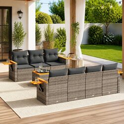 Enjoy Outdoor Comfort with 8-Piece Sofa Set