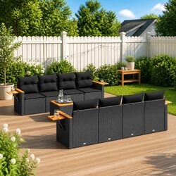 Your Perfect 9 Piece Garden Sofa Set Awaits