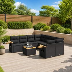 Create a Cozy Space with Our 9-Piece Garden Sofa Set