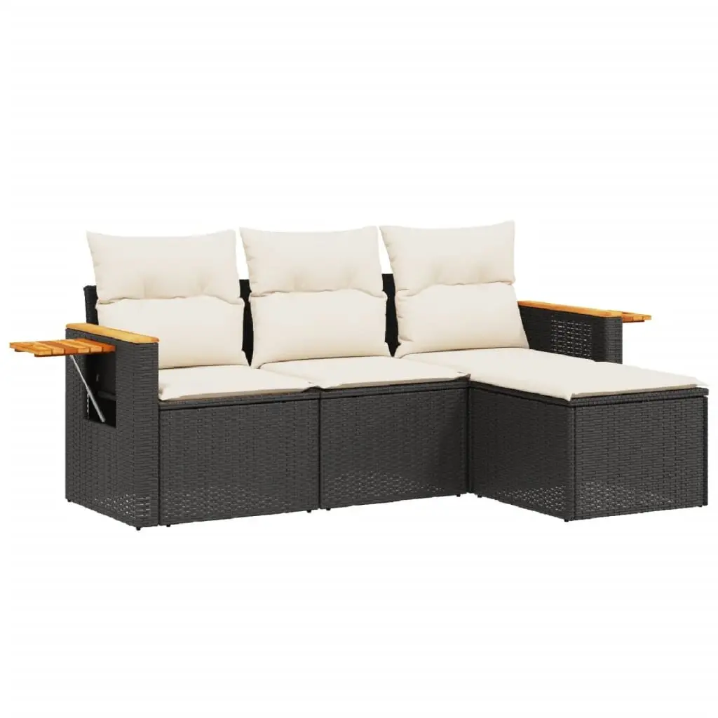4-Piece Garden Sofa Set for Relaxing Outdoors